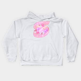 Menhera - Crutches [Pink] Kids Hoodie